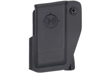 Image of C&amp;G Holsters Competition OWB Magazine Holster, P365/43X/Hellcat, Right Hand, Black, 4098-100