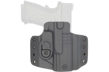 Image of C&amp;G Holsters Covert OWB Belt Holster, Springfield XD/XD-M Elite 3.8, Right Hand, Black, 1022-100