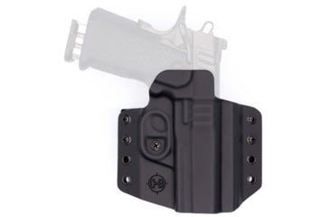 Image of USED C&amp;G Holsters Covert OWB Belt Holster, Staccato C2, Right Hand, Black, 2962-100, EDEMO1, Used, Condition Like New, Inspect and Rebox