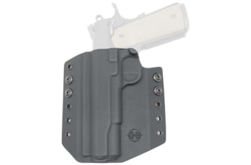 Image of C&amp;G Holsters OWB Covert Colt 1911 Govt 5in LH S, Outside-the-Waistband OWB, Colt 1911 Govt 5in, Left, Black, 204-100