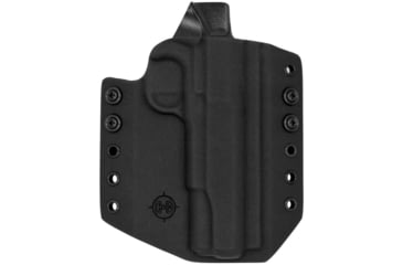 Image of C&amp;G Holsters OWB Covert Colt 1911 Officer 3in RH S, Outside-the-Waistband OWB, Colt 1911 Officer 3in, Right, Black, 024-100