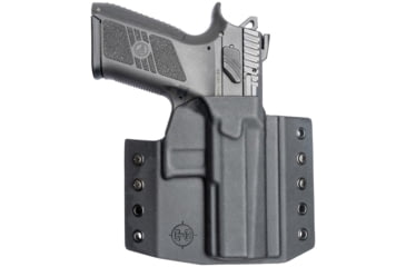 Image of C&amp;G Holsters OWB Covert CZ P07 RH S, Outside-the-Waistband OWB, CZ P07, Right, Black, 135-100
