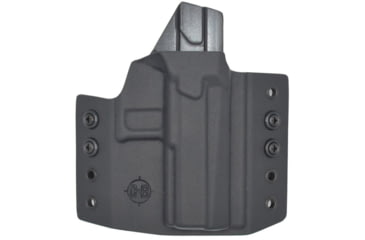 Image of C&amp;G Holsters OWB Covert CZ P07 RH S, Outside-the-Waistband OWB, CZ P07, Right, Black, 135-100