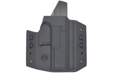 Image of C&amp;G Holsters OWB Covert CZ P10c RH S, Outside-the-Waistband OWB, CZ P10c, Right, Black, 138-100