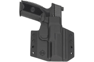 Image of C&amp;G Holsters OWB Covert FNH FN 509/509T, Outside-the-Waistband OWB, Right, Black, 632-100