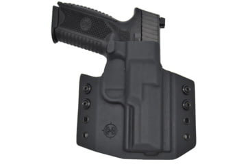 Image of C&amp;G Holsters OWB Covert FNH FN5.7 Five-SeveN RH S, Outside-the-Waistband OWB, FNH 5.7 Five-SeveN, Right, Black, 055-100