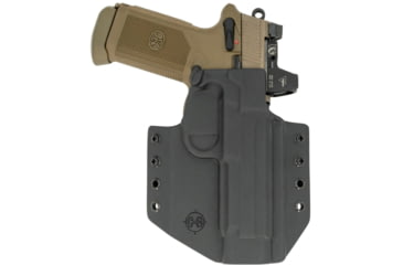 Image of C&amp;G Holsters OWB Covert FNH FNX45T RH S, Outside-the-Waistband OWB, FNH FNX45T, Right, Black, 166-100