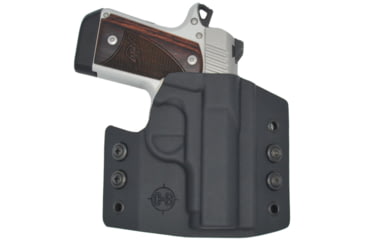Image of C&amp;G Holsters OWB Covert Kimber Micro 9 RH S, Outside-the-Waistband OWB, Kimber Micro 9, Right, Black, 306-100