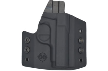 Image of C&amp;G Holsters OWB Covert Kimber Micro 9 RH S, Outside-the-Waistband OWB, Kimber Micro 9, Right, Black, 306-100