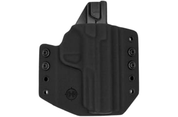 Image of C&amp;G Holsters OWB Covert S&amp;W M&amp;P 9/40 4.25in RH S all models, Outside-the-Waistband OWB, Right, Black, 063-100
