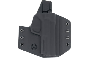 Image of C&amp;G Holsters OWB Covert S&amp;W M&amp;P 9EZ Shield, Outside-the-Waistband OWB, Right, Black, 688-100