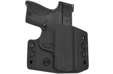 Image of C&amp;G Holsters OWB Covert S&amp;W M&amp;P Shield 9/40 RH S, Outside-the-Waistband OWB, S&amp;W M&amp;P Shield 9/40, Right, Black, 067-100