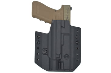 Image of C&amp;G Holsters OWB Tactical Glock 19/17/34 X300UA/B RH S, Outside-the-Waistband OWB, Glock 17/22/34 Surefire X300, Right, Black, 252-100