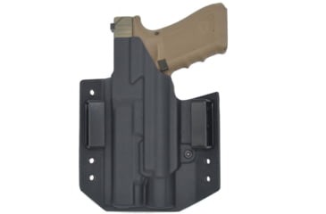 Image of C&amp;G Holsters OWB Tactical Glock 19/17/34 X300UA/B RH S, Outside-the-Waistband OWB, Glock 17/22/34 Surefire X300, Right, Black, 252-100