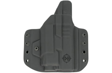 Image of C&amp;G Holsters OWB Tactical Glock 19 Gen 3,4 &amp; 5/19x/23/44/45 TLR7/a, Outside-the-Waistband OWB, Right, Black, 506-100