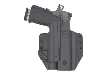 Image of C&amp;G Holsters Tactical OWB Belt Holster, 1911 4.25/3.5 TLR1/HL, Left Hand, Black, 5087-100