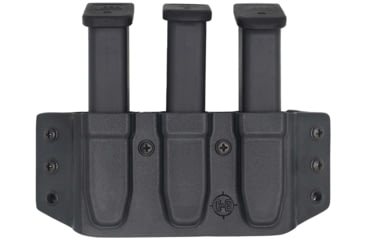 Image of C&amp;G Holsters Triple Slim Magazine OWB Holster, 2011, Ambidextrous, Black, 4081-100