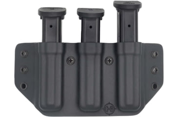 Image of C&amp;G Holsters Triple Slim Magazine OWB Holster, 2011, Ambidextrous, Black, 4081-100