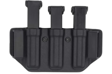 Image of C&amp;G Holsters Triple Slim Magazine OWB Holster, Metal 9/40, Ambidextrous, Black, 4075-100