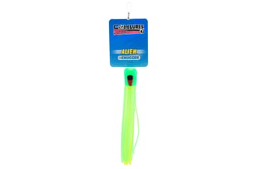 Image of C&amp;H Lures Alien Chugger Lure, 6.5in/16.5 cm, Green/Chartreuse, CH-ALCH-02