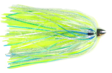 Image of C&amp;H Lures King Buster Lure, 1/8 oz Head, Blue/Chartreuse/Silver Skirt, 2.5 in, 3 Piece, CH-KB28