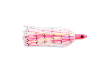 Image of C&amp;H Lures Mahi Buster Bling 1oz, 6in, 1oz, Pink Silver Glitter Head, Pink/White/Pearl Disco Holographic Skirt, CH-MB02-1