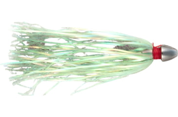 Image of C&amp;H Lures Pearl Baby Trolling Lure, 1/8 oz Head, Chartreuse Tinsel Skirt, 2.5 in, CH-PB03-1/8