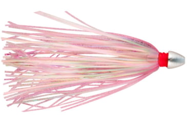 Image of C&amp;H Lures Pearl Baby Trolling Lure, 1/8 oz Head, Pink/Pearl Tinsel Skirt, 2.5 in, CH-PB02-1/8