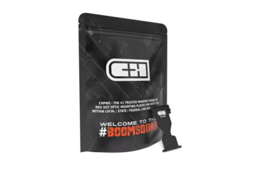 Image of C&amp;H Precision Weapons Glock Gen 6 Adapter Plate, RMR, Anodized, Black, G6-RSH