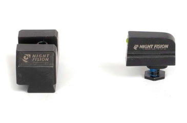 Image of C&amp;H Precision Weapons Back Up Iron Sights For Rmr/holosun On Glock/walther Pdp-optics Ready/direct Milled Slides - BUIS-GL-RH-285TF-285BR