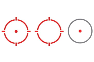 Image of C&amp;H Precision Weapons Direct Mount Optic 1x 24mm Reflex Red Dot Sight, Red Multi Reticle, RD-WL-DMO-RD-MR