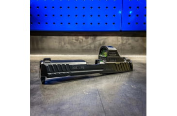 Image of C&amp;H Precision Weapons HK VP9 Optics Ready MIL/LEO Adapter Plate, Trijicon RMR/SRO, HOLOSUN 407C, 507C, 508T, Black, HK-RSH