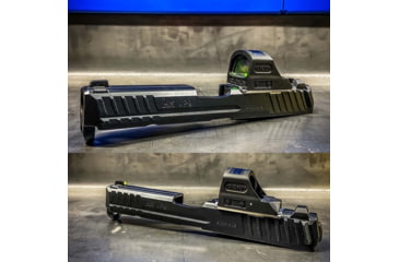 Image of C&amp;H Precision Weapons HK VP9 Optics Ready MIL/LEO Adapter Plate, Trijicon RMR/SRO, HOLOSUN 407C, 507C, 508T, Black, HK-RSH