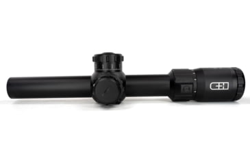 Image of C&amp;H Precision Weapons LPVO 2-12x24mm 30mm Tube Rifle Scope, First Focal Plane, Glass-Etched Reticle, Black, RD-LPVO-RD