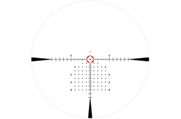 Image of C&amp;H Precision Weapons LPVO 2-12x24mm 30mm Tube Rifle Scope, First Focal Plane, Glass-Etched Reticle, Black, RD-LPVO-RD
