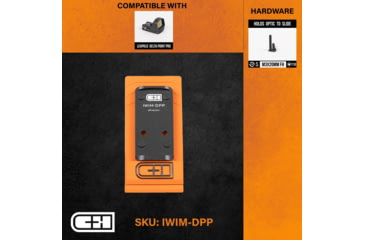 Image of C&amp;H Precision Weapons Optics Adapter Plate, Iwi Masada, Leupold Delta Point Pro, IWIM-DPPEFLX
