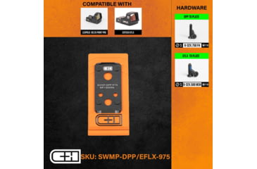 Image of C&amp;H Precision Weapons Optics Adapter Plate, S&amp;w M2.0 Core, Leupold Delta Point Pro, SWMP-DPPEFLX-975
