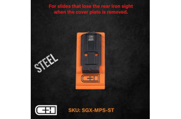 Image of C&amp;H Precision Weapons Optics Adapter Plate, Sig P320 X-Series/Legion w/Romeo 1 Pro/DPP Cut, Steiner MPS, SGX-MPS-ST