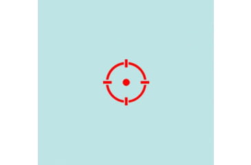 Image of C&amp;H Precision Weapons Max Reflex Red Dot Sight, 1x24mm, 2.5 MOA Dot, 24 MOA Circle, 2.5 MOA Dot with 24 MOA Circle, 2.5 MOA, RD-RMSC-MAX-RD-MR-BLK