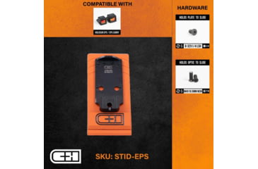 Image of C&amp;H Precision Weapons Staccato Duo Adapter Plate, Holosun EPS/EPS Carry, Black, STID-EPS