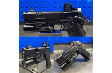 Image of C&amp;H Precision Weapons Staccato Duo Low Witness Adapter Plate, Trijicon RMR, Holosun 407c, 507c, 508c, 508T, Black, STID-RH
