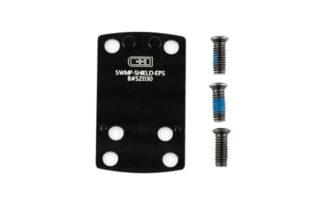 Image of C&amp;H Precision V4 S&amp;W M&amp;P 2.0 SHIELD Adaptor Plate, Holosun EPS/EPS CARRY/SCS CARRY, Anodized Finish, Black, SWMP-SHIELD-EPS