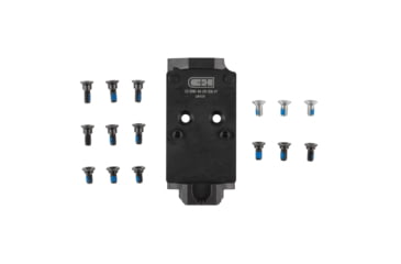 Image of C&amp;H Precision Weapons CZ Shadow 2 Optics Ready V4 MIL Optic Mounting Plate, Holosun 407C, 507C, 507Comp, 508T, Trijicon RMR, Black, CZ-SDW2-RH-ZEV-RSR-ST