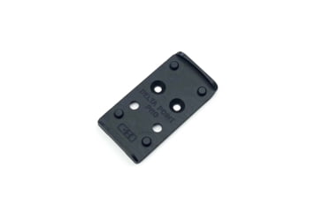 Image of C&amp;H Precision Weapons V4 MIL/LEO Adapter Plate, Glock MOS, Leupold Delta Point Pro DPP, Black, GL-DPP