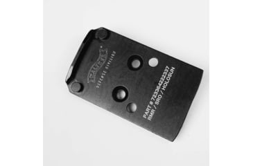 Image of C&amp;H Precision Weapons Walther Defense PDP 1.0 Adapter Plate, Trijicon RMR/SRO, Holosun, 407C, 507C, 508C, 508T, Black, WLPDP-RSH