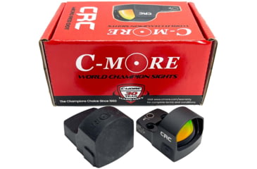 Image of C-MORE CRC Tactical Railway Red Dot Sight, 4 Moa Dot, Black, CRCB-4