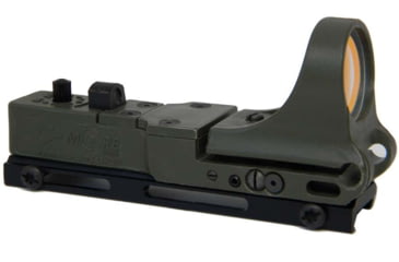 Image of C-MORE Railway Red Dot Sight w/Standard Switch, Olive Drab Green, 8 MOA RWOD-8