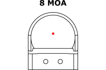 Image of C-MORE RTS2R Red Dot Sight, Black, 8 MOA, 8 MOA RTS2RB-8