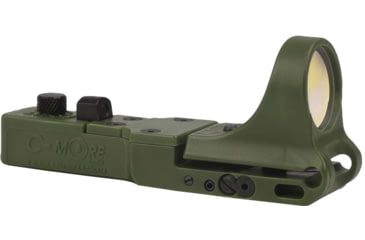 Image of C-MORE SlideRide Red Dot Sight w/Click Switch, Olive Drab Green, 4 MOA CSROD-4