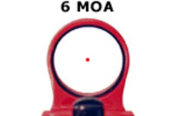 Image of C-MORE Tactical Railway Red Dot Sight w/Standard Switch, Red, 6 MOA TRWR-6